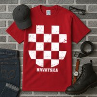 Croatia HRVATSKA Team Jersey Tall T-Shirt