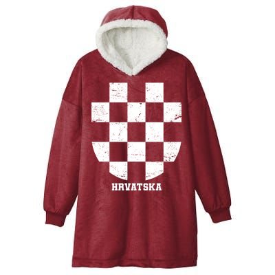 Croatia HRVATSKA Team Jersey Hooded Wearable Blanket