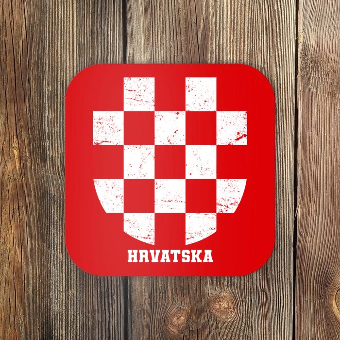 Croatia HRVATSKA Team Jersey Coaster