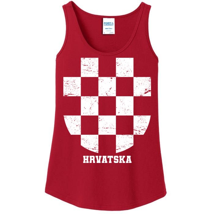 Croatia HRVATSKA Team Jersey Ladies Essential Tank