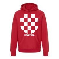 Croatia HRVATSKA Team Jersey Premium Hoodie