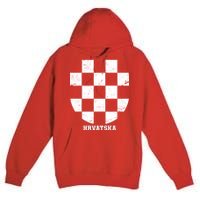 Croatia HRVATSKA Team Jersey Premium Pullover Hoodie