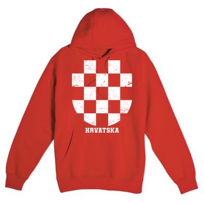 Croatia HRVATSKA Team Jersey Premium Pullover Hoodie