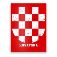 Croatia HRVATSKA Team Jersey Poster