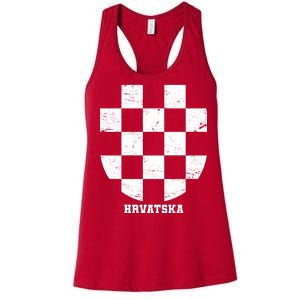 Croatia HRVATSKA Team Jersey Women's Racerback Tank