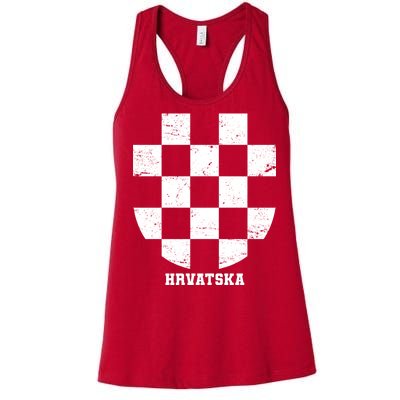 Croatia HRVATSKA Team Jersey Women's Racerback Tank