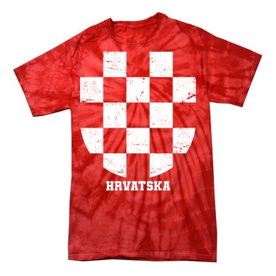 Croatia HRVATSKA Team Jersey Tie-Dye T-Shirt