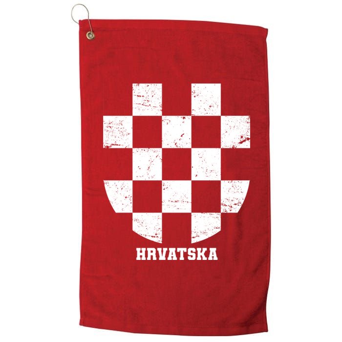 Croatia HRVATSKA Team Jersey Platinum Collection Golf Towel