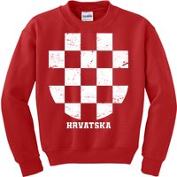 Croatia HRVATSKA Team Jersey Kids Sweatshirt