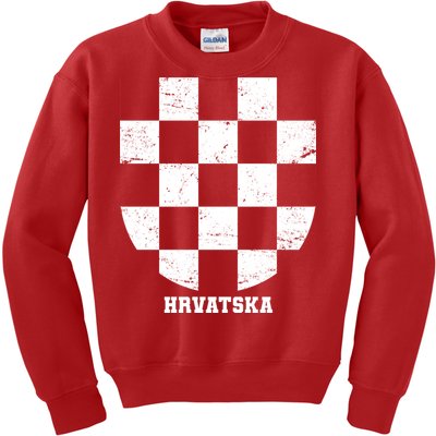 Croatia HRVATSKA Team Jersey Kids Sweatshirt