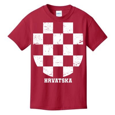 Croatia HRVATSKA Team Jersey Kids T-Shirt