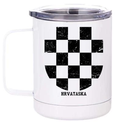 Croatia HRVATSKA Team Jersey 12 oz Stainless Steel Tumbler Cup