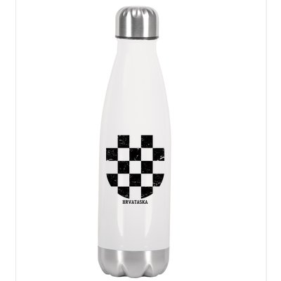 Croatia HRVATSKA Team Jersey Stainless Steel Insulated Water Bottle