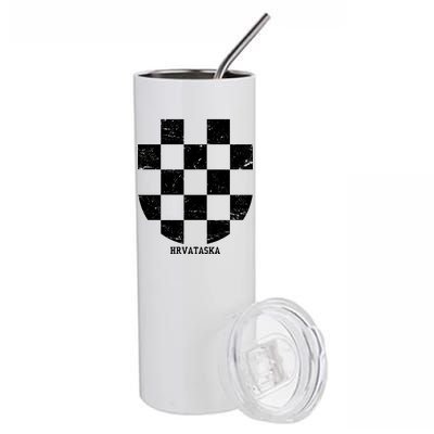 Croatia HRVATSKA Team Jersey Stainless Steel Tumbler