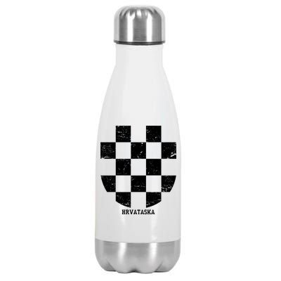 Croatia HRVATSKA Team Jersey Stainless Steel Insulated Water Bottle