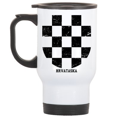 Croatia HRVATSKA Team Jersey Stainless Steel Travel Mug