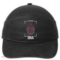 Croatia It's My DNA 7-Panel Snapback Hat