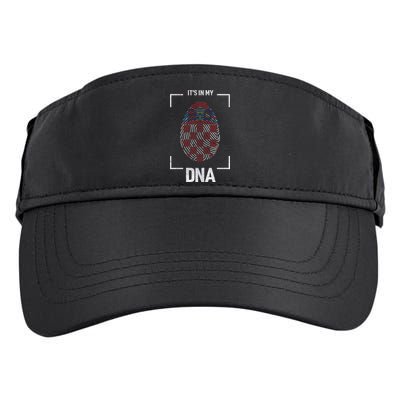 Croatia It's My DNA Adult Drive Performance Visor