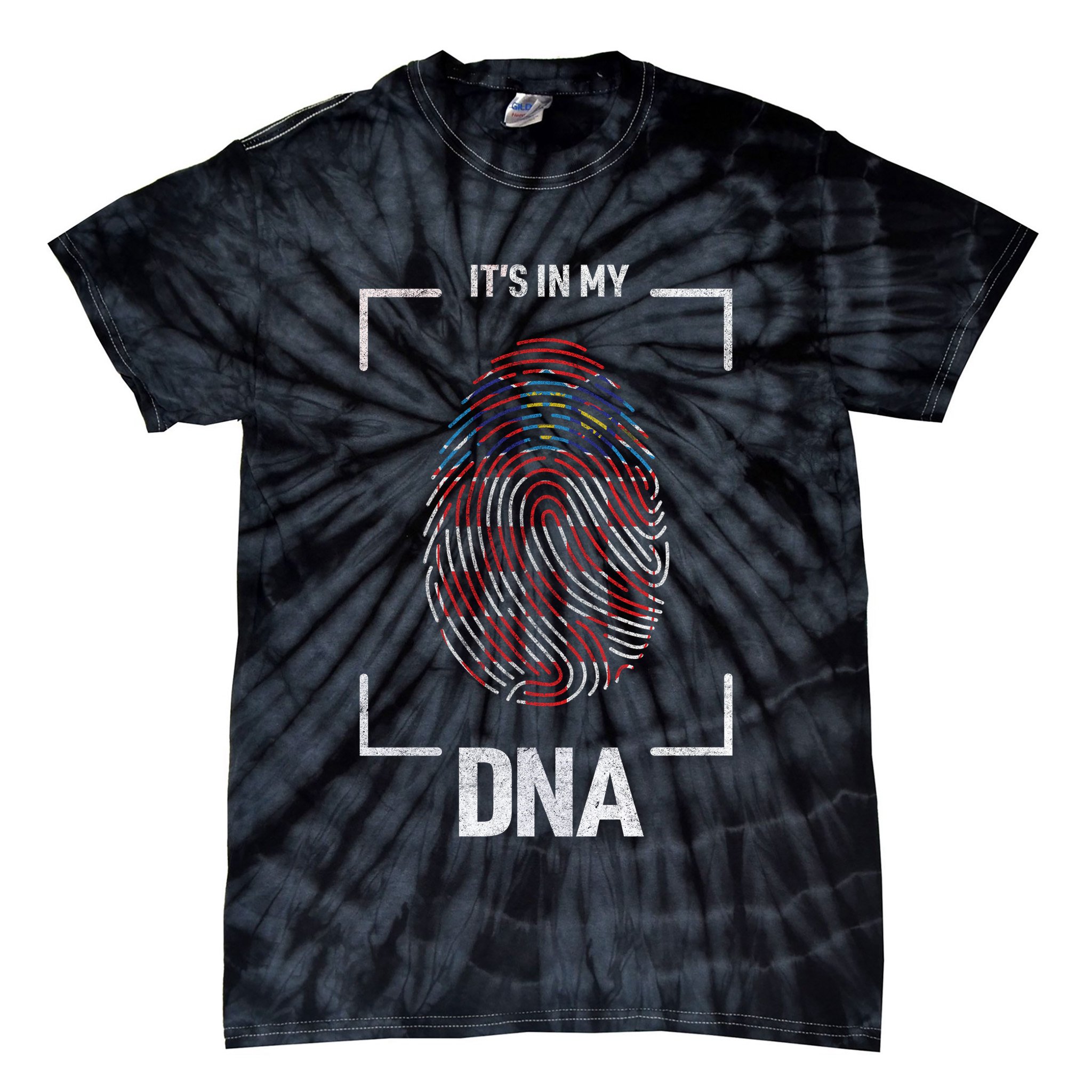 Croatia It's My DNA Tie-Dye T-Shirt