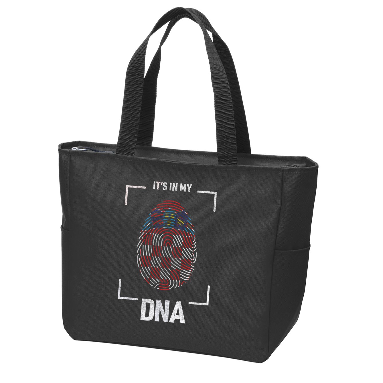 Croatia It's My DNA Zip Tote Bag