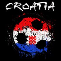 Croatia Soccer Ball Flag Apron
