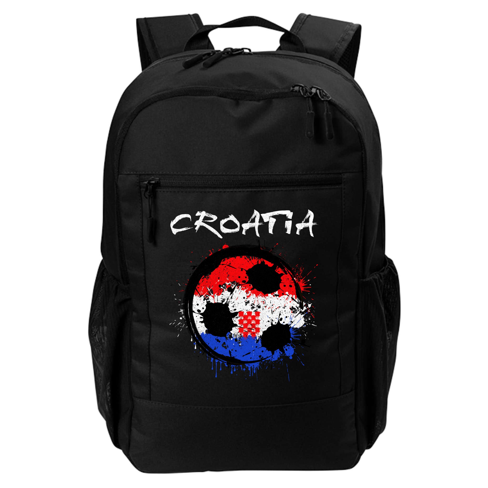 Croatia Soccer Ball Flag Backpack