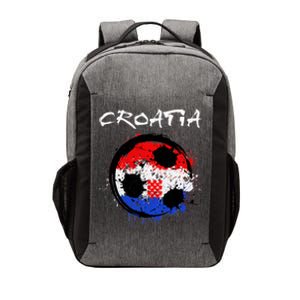 Croatia Soccer Ball Flag Vector Backpack