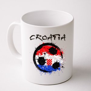 Croatia Soccer Ball Flag Coffee Mug