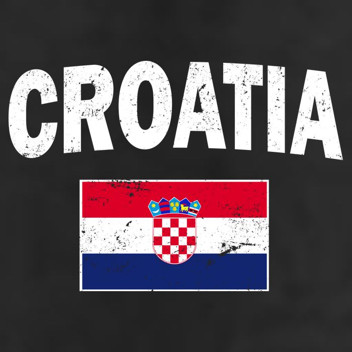 Croatia Team Vintage Soccer Flag Beanie