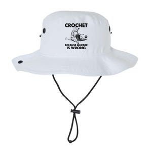 Crochet Because Murder Is Wrong Cat Legacy Cool Fit Booney Bucket Hat