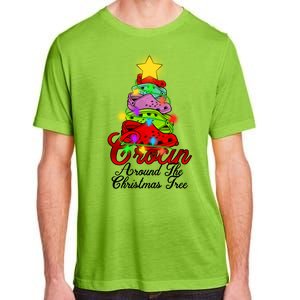 Crocin Around The Christmas Tree Adult ChromaSoft Performance T-Shirt