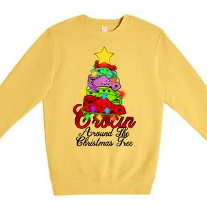 Crocin Around The Christmas Tree Premium Crewneck Sweatshirt