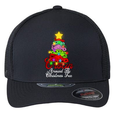 Crocin Around The Christmas Tree Flexfit Unipanel Trucker Cap