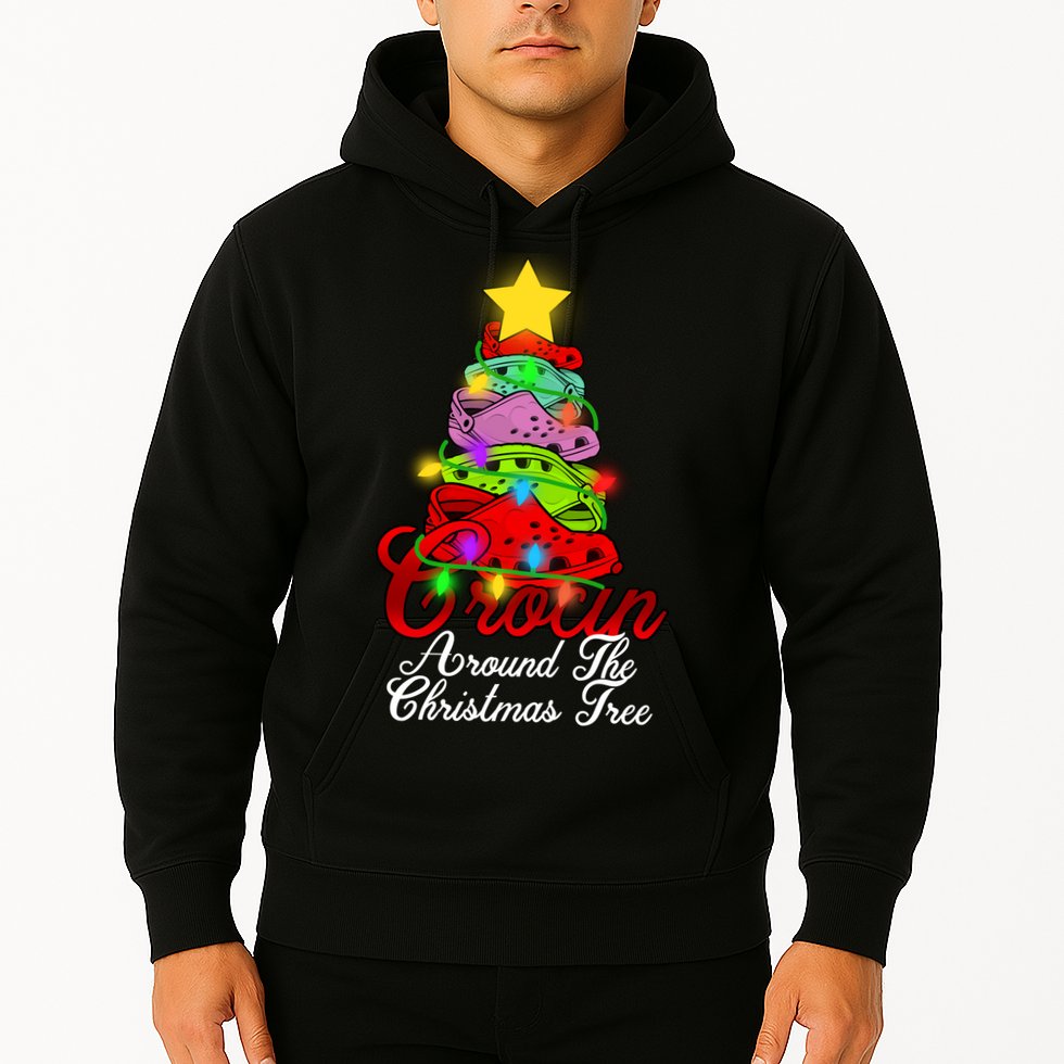 Crocin Around The Christmas Tree Hoodie