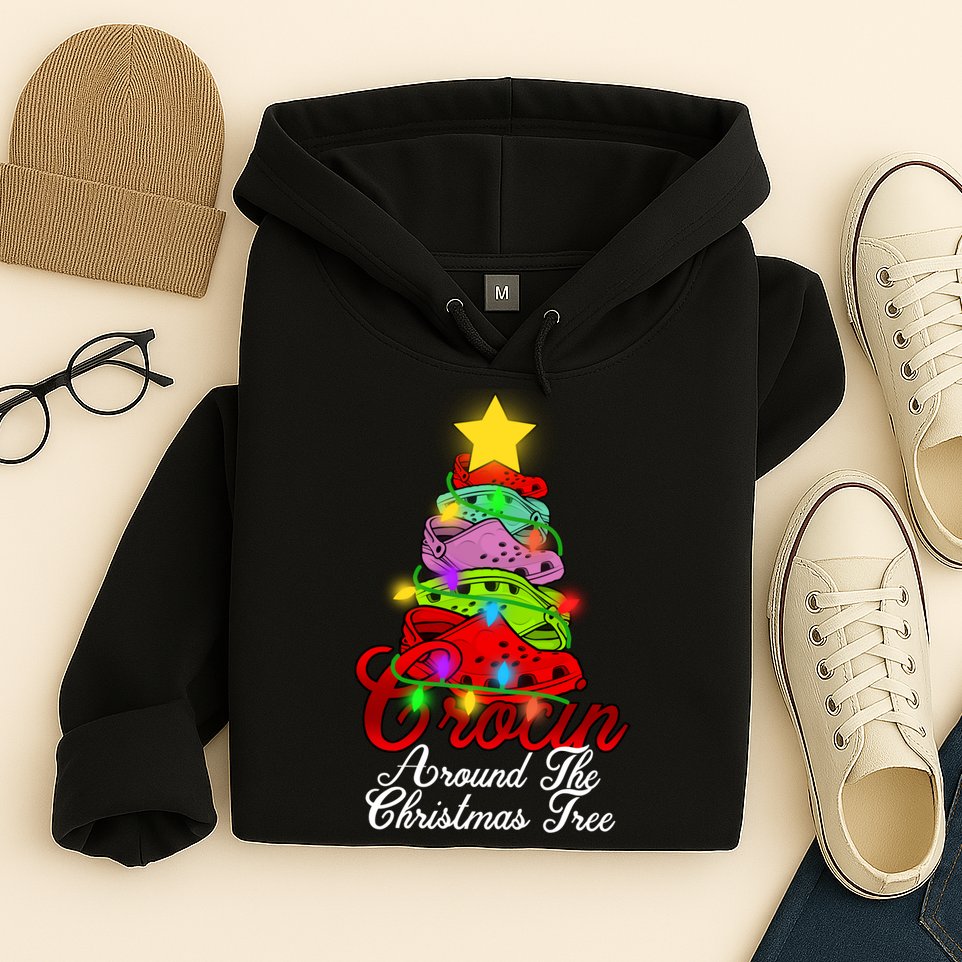 Crocin Around The Christmas Tree Hoodie