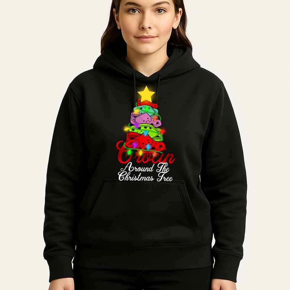 Crocin Around The Christmas Tree Hoodie
