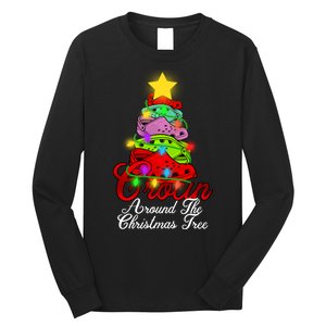 Crocin Around The Christmas Tree Long Sleeve Shirt