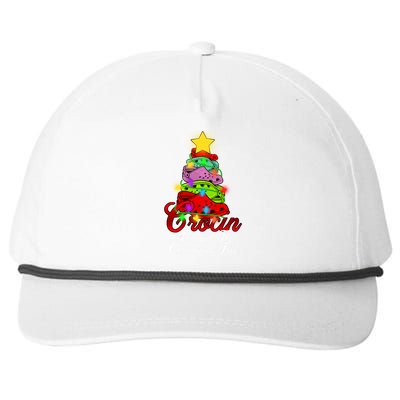 Crocin Around The Christmas Tree Snapback Five-Panel Rope Hat