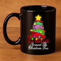 Crocin Around The Christmas Tree 11oz C Handle Ceramic Mug