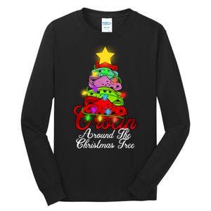 Crocin Around The Christmas Tree Tall Long Sleeve T-Shirt