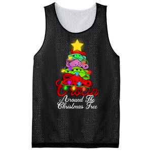 Crocin Around The Christmas Tree Mesh Reversible Basketball Jersey Tank