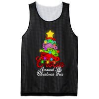 Crocin Around The Christmas Tree Mesh Reversible Basketball Jersey Tank