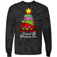 Crocin Around The Christmas Tree Tie-Dye Long Sleeve Shirt