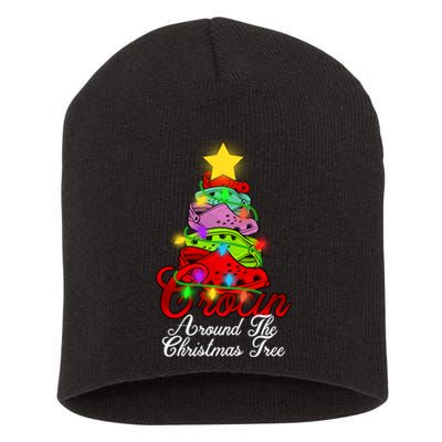 Crocin Around The Christmas Tree Short Acrylic Beanie