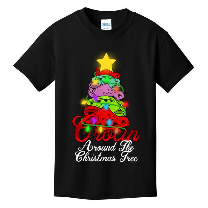 Crocin Around The Christmas Tree Kids T-Shirt