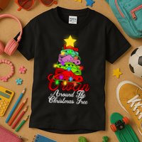 Crocin Around The Christmas Tree Kids T-Shirt