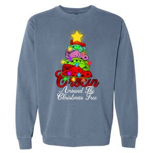 Crocin Around The Christmas Tree Garment-Dyed Sweatshirt