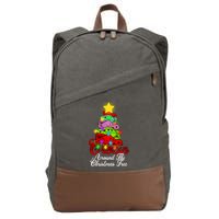 Crocin Around The Christmas Tree Cotton Canvas Backpack