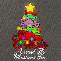 Crocin Around The Christmas Tree Cotton Canvas Backpack