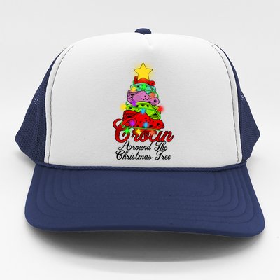 Crocin Around The Christmas Tree Trucker Hat